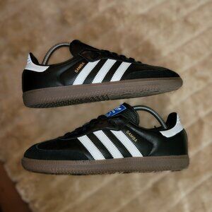 Adidas Samba Women's OG Shoes Black White Gum Sneakers Shoes Size 9.5 IG9031